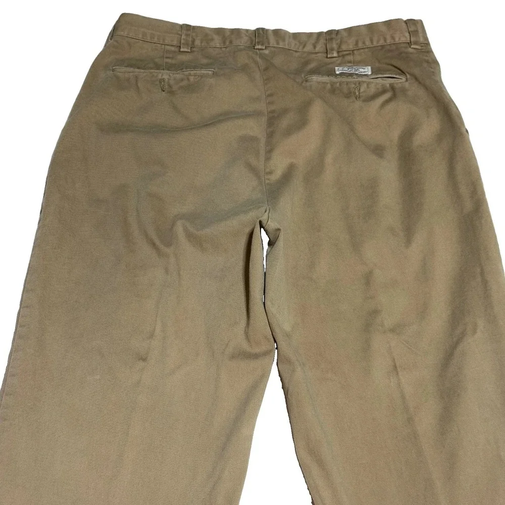 Vintage Polo Ralph Lauren Classic Chino Pants Mens 34x30 Tan Khaki Straight Leg
